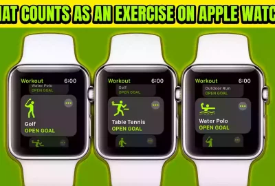 What Counts As An Exercise On Apple Watch