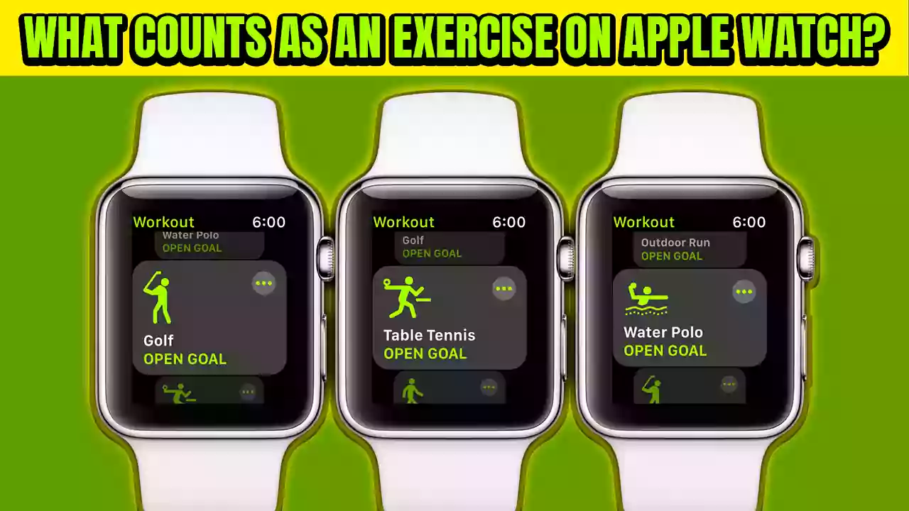 What Counts As An Exercise On Apple Watch