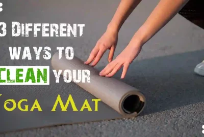 three different ways to clean your yoga mat