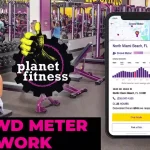 How does planet fitness crowd meter work