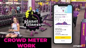 How does planet fitness crowd meter work
