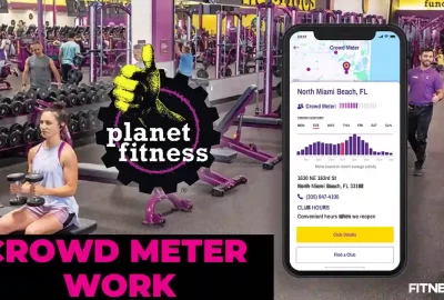 How does planet fitness crowd meter work