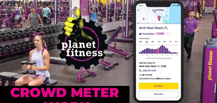 How does planet fitness crowd meter work