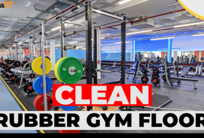 How to clean the rubber gym floor