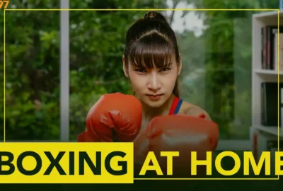 Boxing workout at home