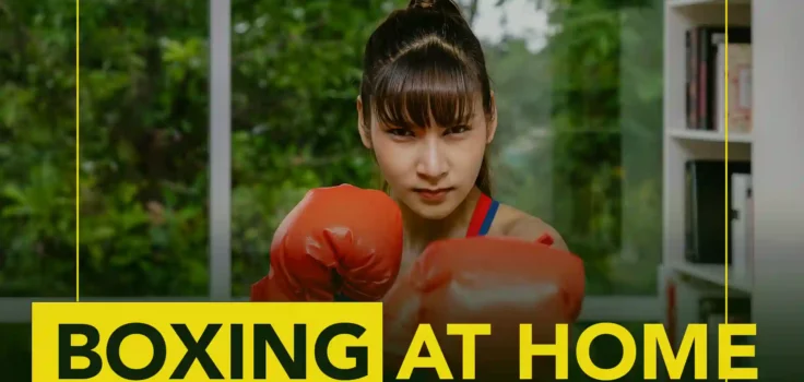 Boxing workout at home