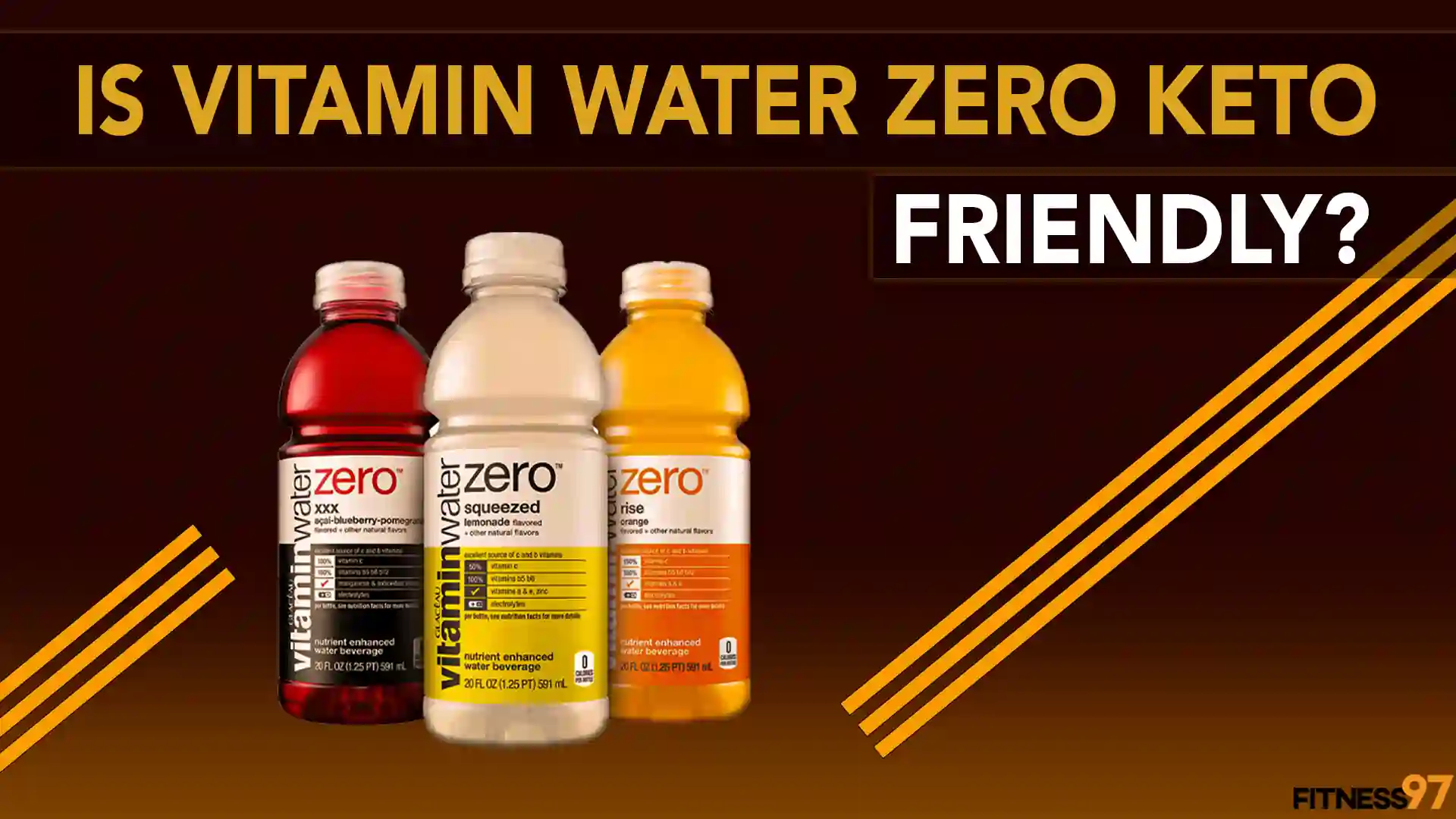 Vitamin Water Zero Keto Friendly
