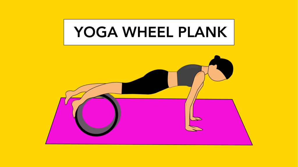 4: Yoga Wheel Plank